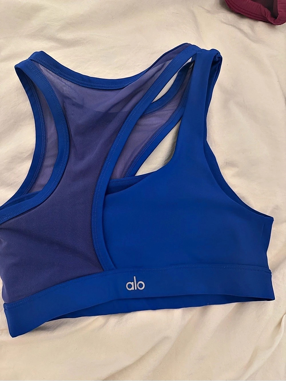 Alo Cobalt Blue Sports Bra Size Small Like New